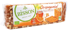 Bisson Orangemiel honingkoek sinaasappel voorgesneden bio 300 Gram