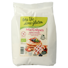 Ma Vie Sans Pannenkoeken wafels en flensjes mix glutenvrij bio 300.00 Gram