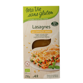 Ma Vie Sans Lasagnebladen van gele linzen glutenvrij bio 250.00 Gram