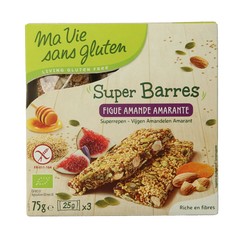 Ma Vie Sans Super repen amandel vijg amarant glutenvrij bio 75 Gram