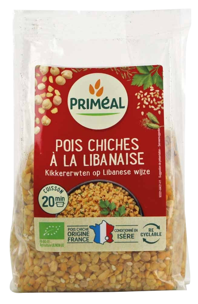 Primeal Kikkererwten Libanese stijl bio 300 Gram