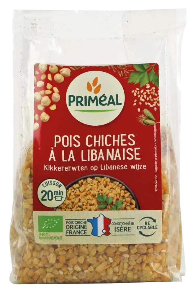 Primeal Kikkererwten Libanese stijl bio 300 Gram