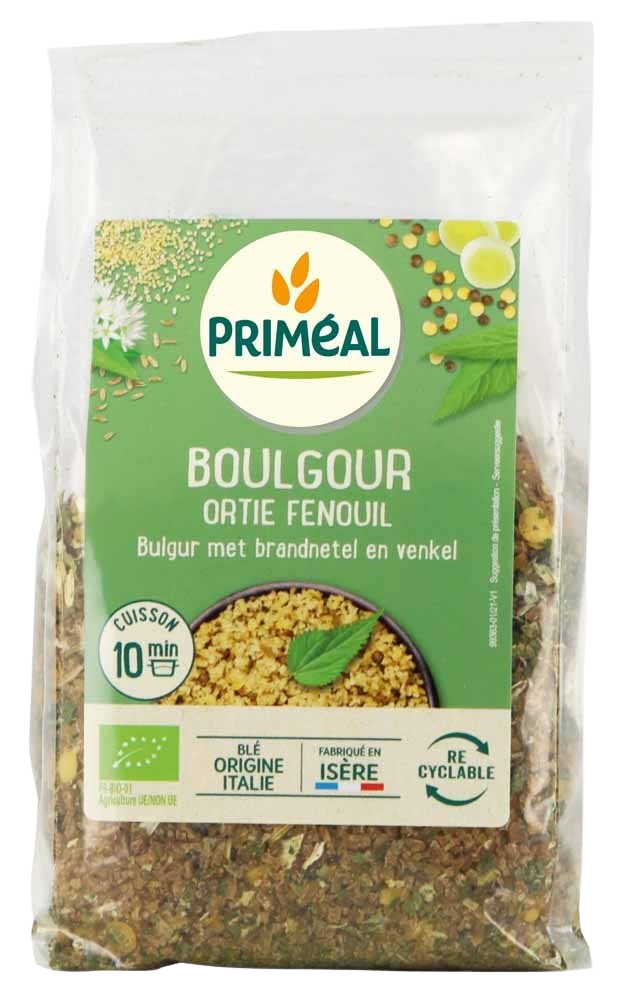 Primeal Bulgur met brandnetel en venkel bio 300.00 Gram