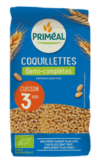 Primeal Halfvolkoren elleboogjes snelkook 3 minuut bio 500 Gram