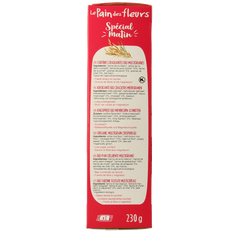 Pain Des Fleurs Special matin meergranen ontbijtcrackers bio 230 Gram