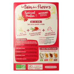 Pain Des Fleurs Special matin meergranen ontbijtcrackers bio 230 Gram