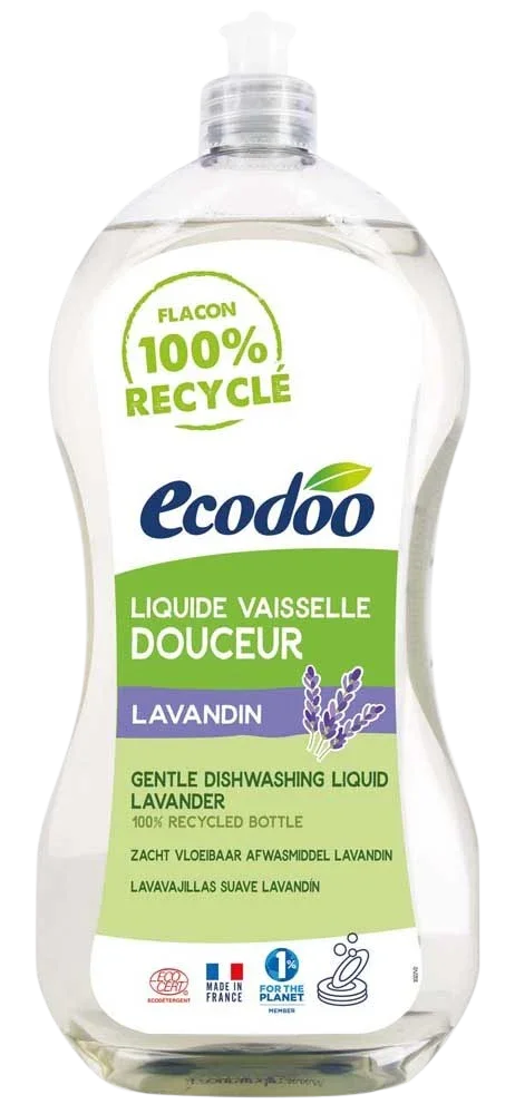 Ecodoo Afwasmiddel vloeibaar zacht lavandin bio 1 Liter