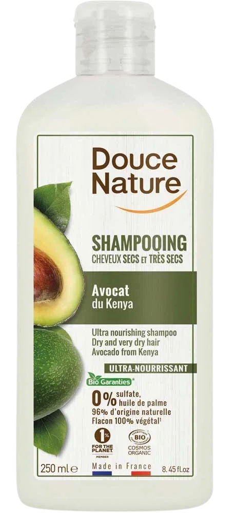 Douce Nature Shampoo verzorgend droog haar avocado bio 250 Milliliter