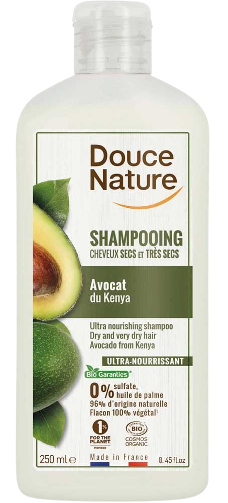 Douce Nature Shampoo verzorgend droog haar avocado bio 250 Milliliter