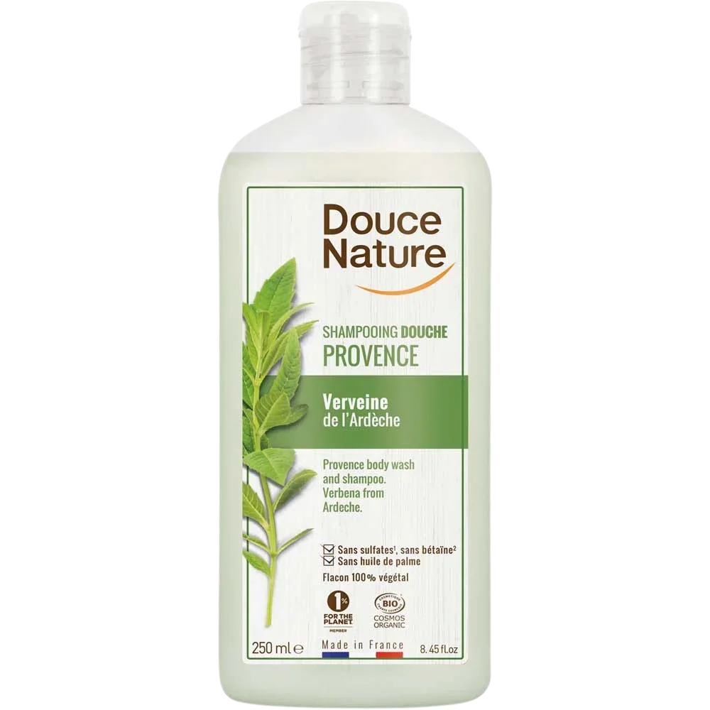 Douce Nature Douchegel & shampoo Provence verbena Ardeche bio 250 Milliliter