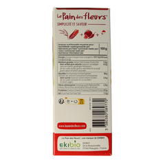 Pain Des Fleurs Aperitif crackers tomaat paprika glutenvrij bio 150 Gram