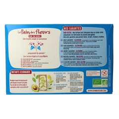 Pain Des Fleurs Krokante crackers boekweit zoutloos glutenvrij bio 300.00 Gram