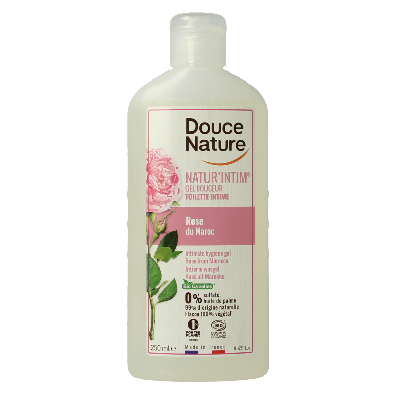Douce Nature Natur intim intieme wasgel rose bio 250 Milliliter