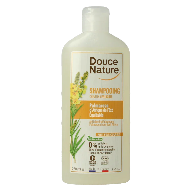 Douce Nature Shampoo anti roos palmarosa bio 250 Milliliter