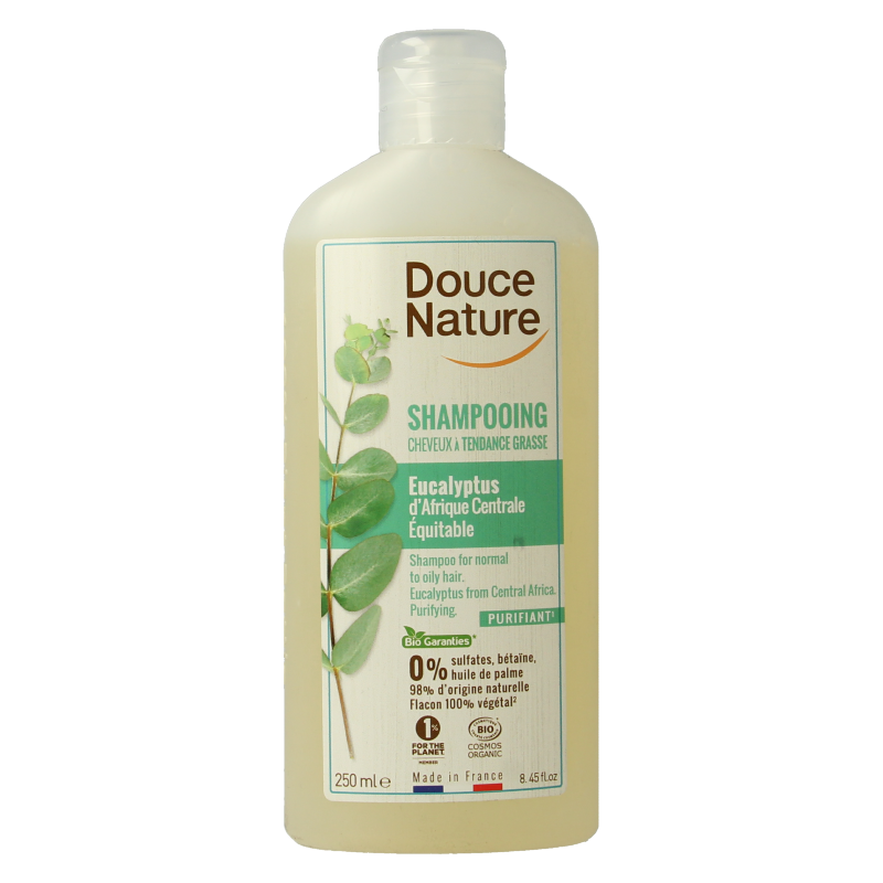 Douce Nature Shampoo vet haar eucalyptus bio 250 Milliliter