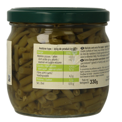 Primeal Haricots verts sperziebonen extra fijn bio 330 Gram