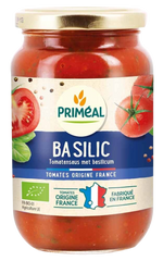 Primeal Tomatensaus bascilicum uit Frankrijk bio 350 Gram