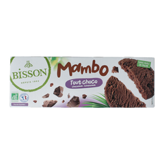 Bisson Chocolade zandkoekjes met stukjes chocola bio 150 Gram