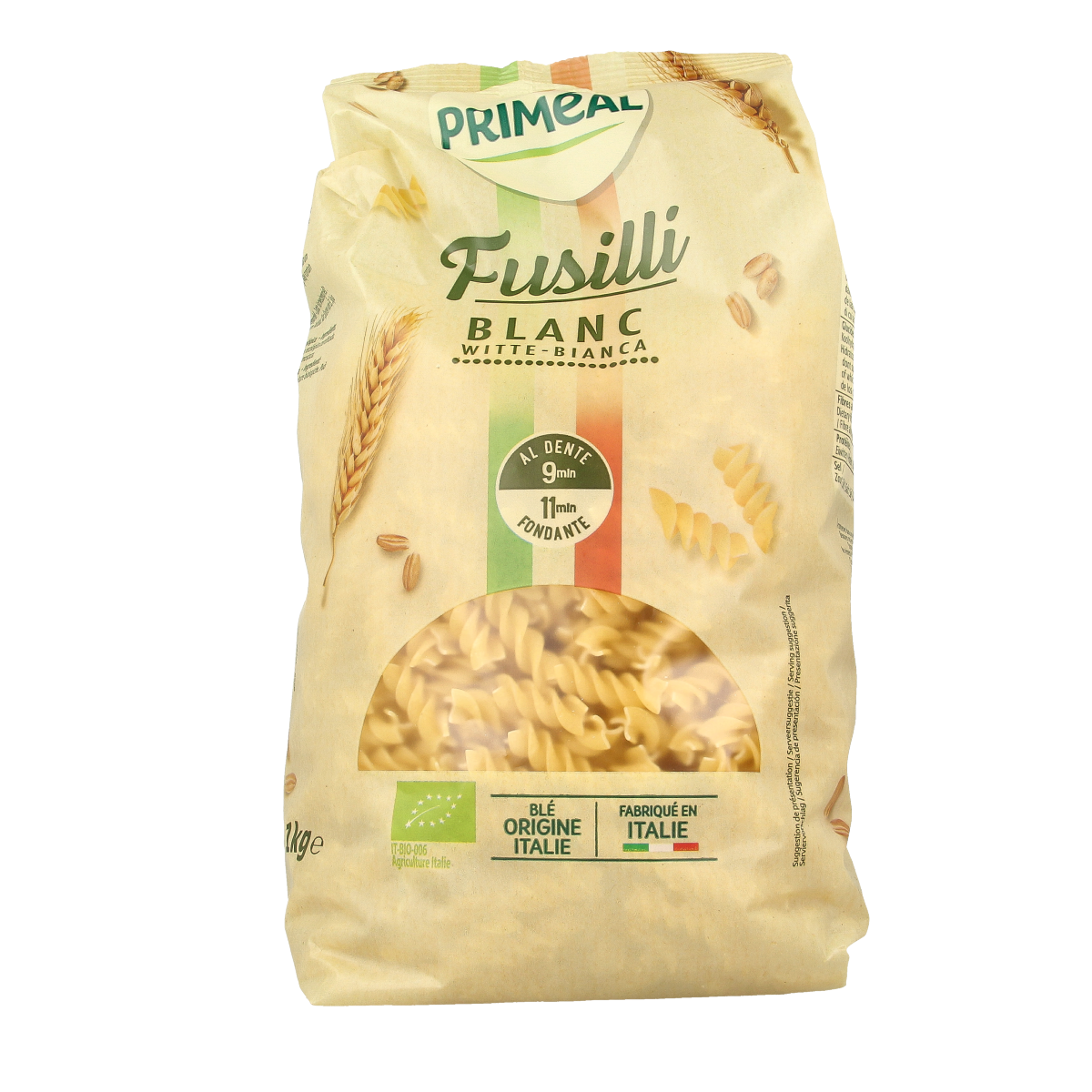 Primeal Fusilli spiralen familie bio 1.00 Kilogram