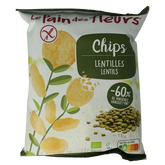Pain Des Fleurs Chips met linzen bio 50 Gram