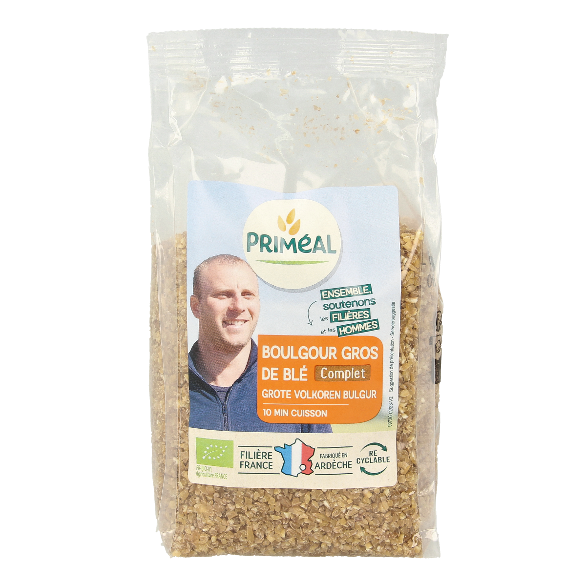 Primeal Tarwe bulgur Frankrijk bio 400.00 Gram
