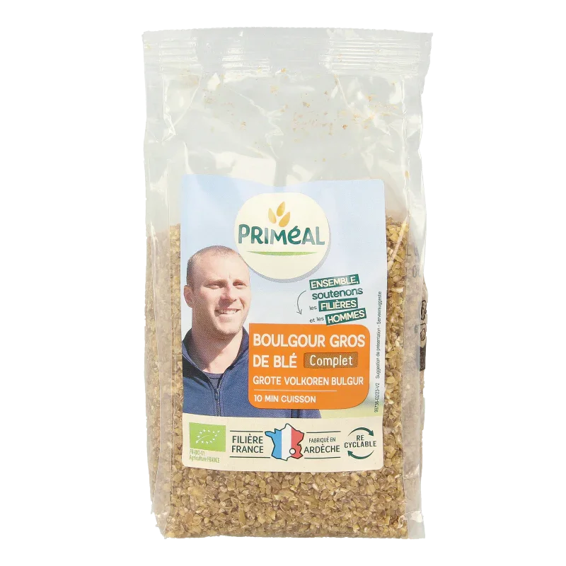 Primeal Tarwe bulgur Frankrijk bio 400 Gram