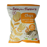 Pain Des Fleurs Chips met linzen en ui bio 50 Gram