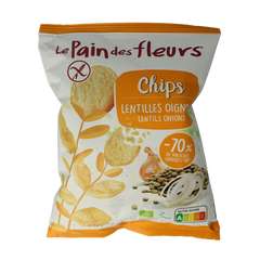 Pain Des Fleurs Chips met linzen en ui bio 50.00 Gram