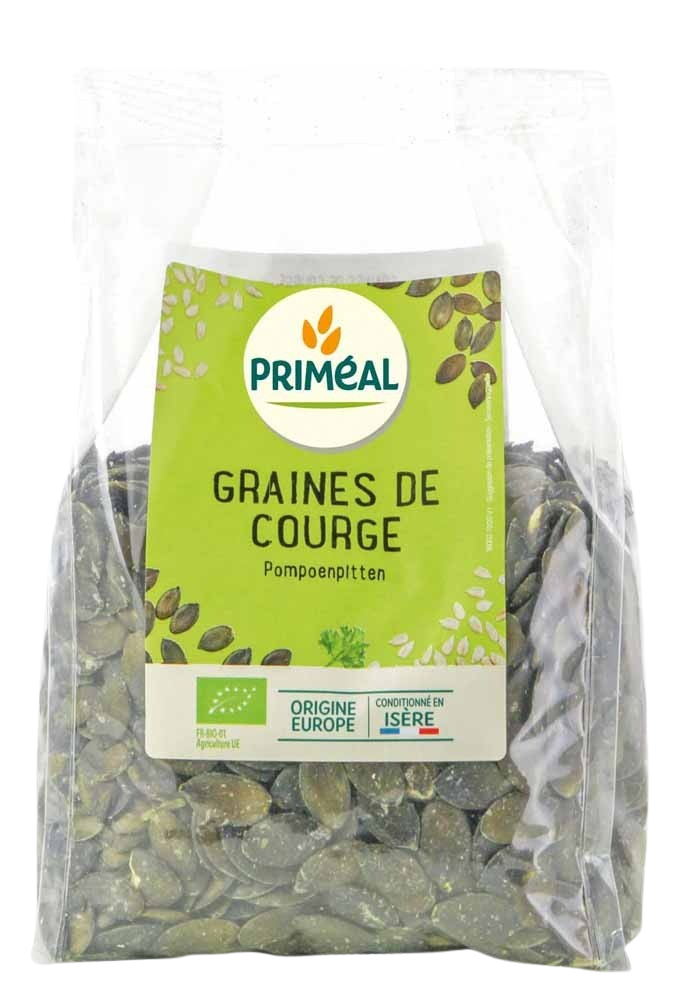 Primeal Pompoenpitten uit Europa bio 500 Gram