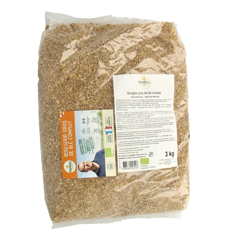 Primeal Tarwe bulgur Frankrijk bio 3000 Gram