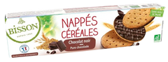 Bisson Pure chocolade frosted granenkoekjes bio 120 Gram