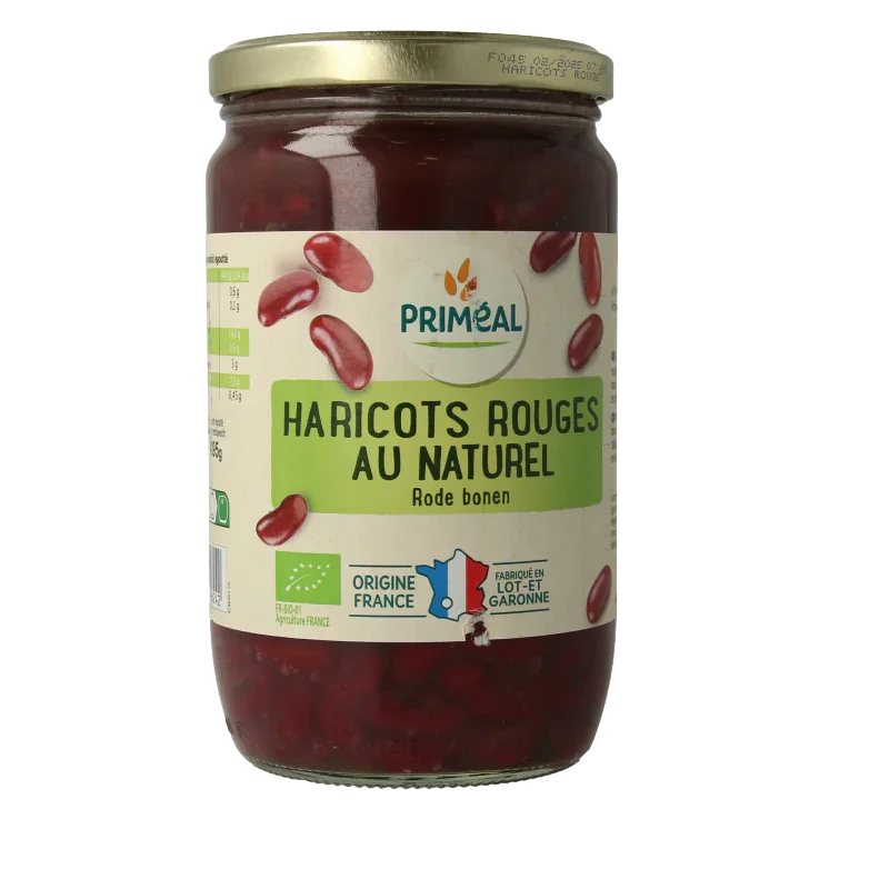 Primeal Rode bonen uit Frankrijk bio 660 Gram