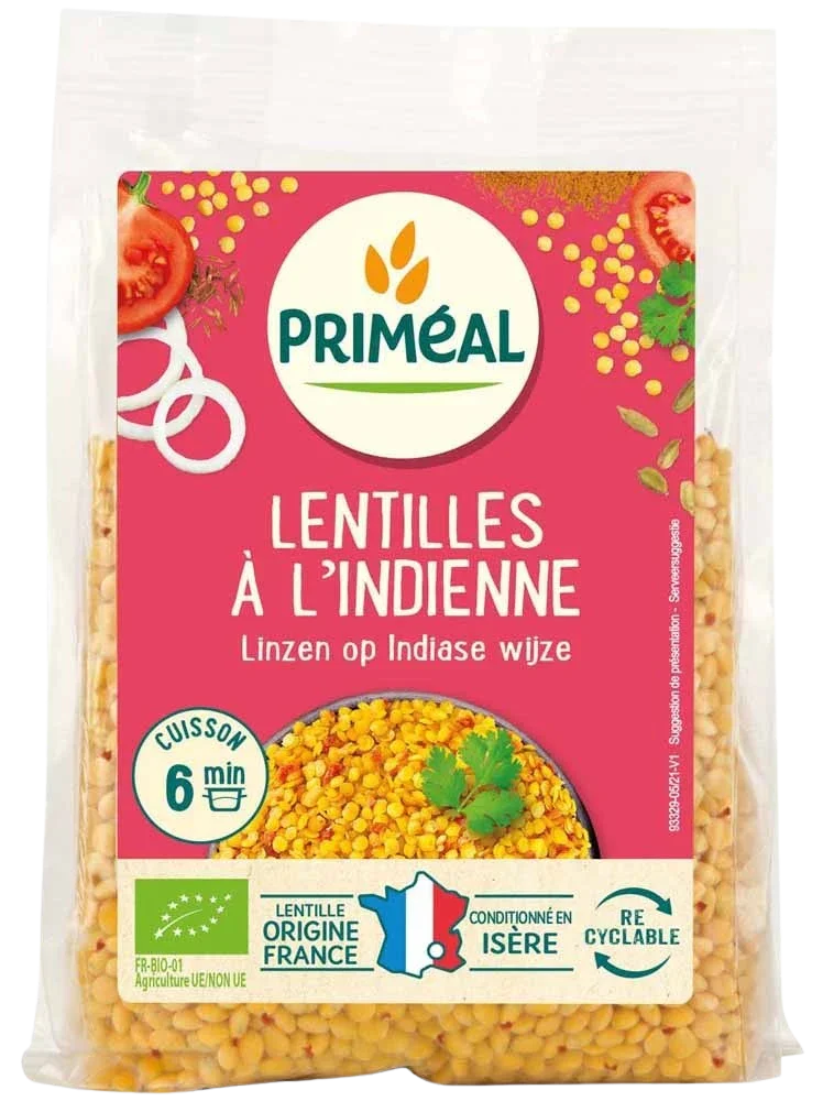 Primeal Linzen Indiaase stijl bio 300 Gram
