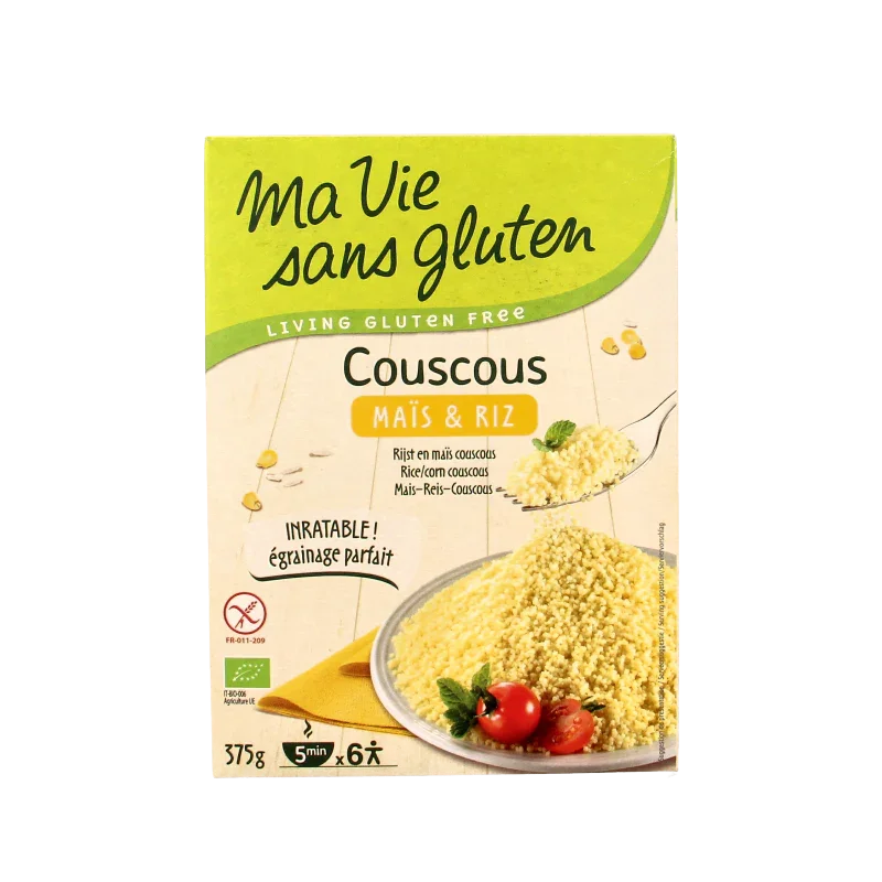 Ma Vie Sans Couscous van mais & rijst glutenvrij bio 375 Gram