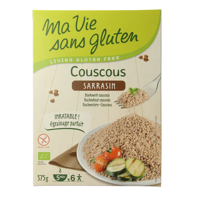 Ma Vie Sans Couscous 100% boekweit glutenvrij bio 375 Gram