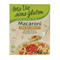 Ma Vie Sans Macaroni van volkoren rijst glutenvrij bio 500.00 Gram