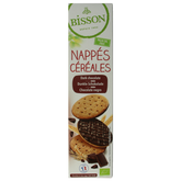 Bisson Pure chocolade frosted granenkoekjes bio 140 Gram