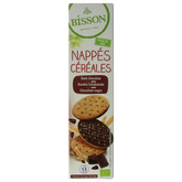 Bisson Pure chocolade frosted granenkoekjes bio 140 Gram