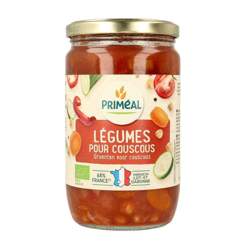 Primeal Groente voor couscous bio 660 Gram