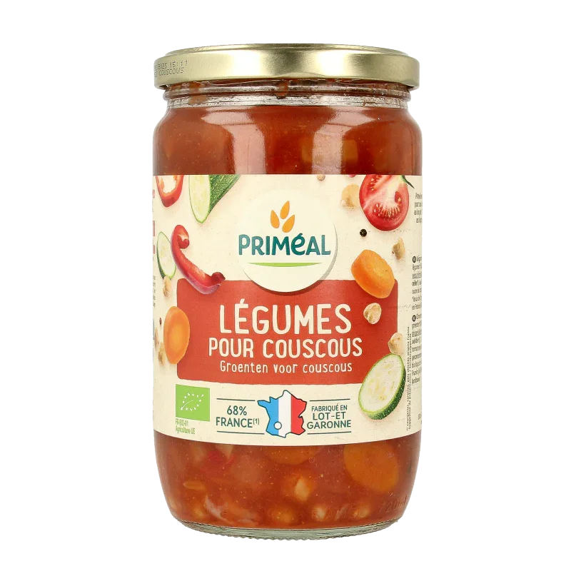 Primeal Groente voor couscous bio 660 Gram