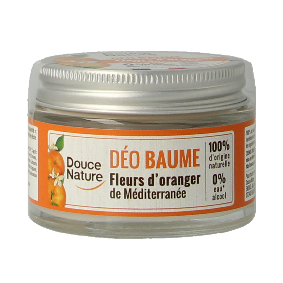 Douce Nature Deodorant balsem oranjebloesem bio 50.00 Gram