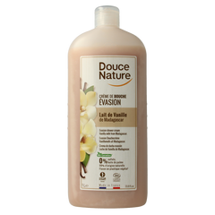 Douce Nature Douchecreme evasion vanillemelk uit Madagaskar bio 1.00 Liter