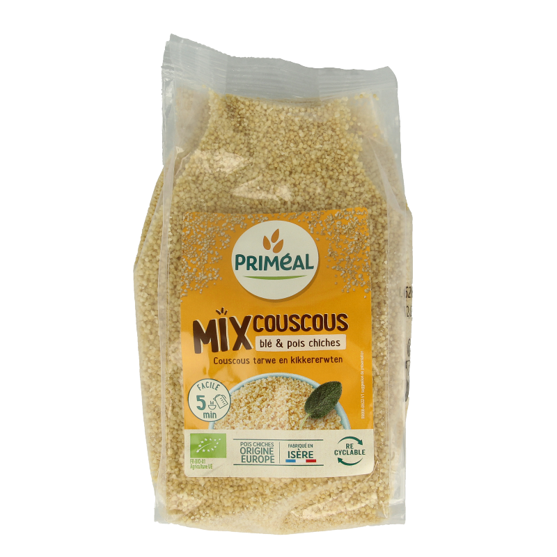 Primeal Couscous tarwe kikkererwten bio 400 Gram