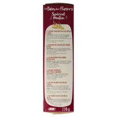 Pain Des Fleurs Special matin muesli ontbijtcrackers bio 230 Gram