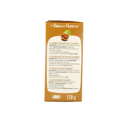 Pain Des Fleurs Krokante bio crackers met hazelnoot glutenvrij 150 Gram
