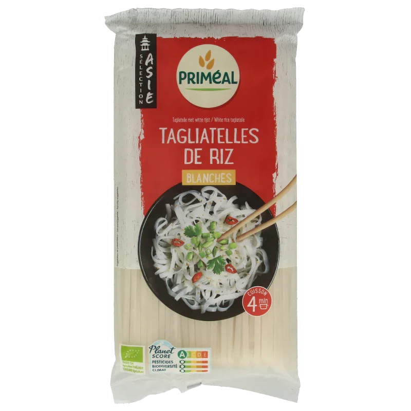 Primeal Rijstnoedels van witte rijst bio 400 Gram