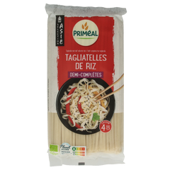 Primeal Rijstnoedels van halfvolkoren rijst bio 400.00 Gram
