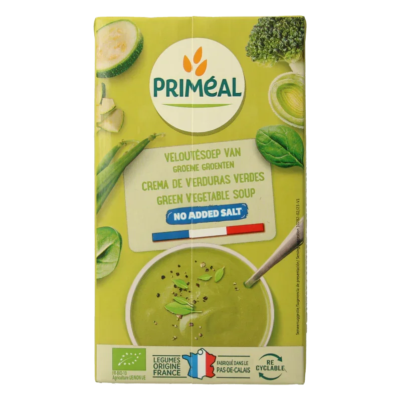 Primeal Groene groentesoep bio 1 Liter