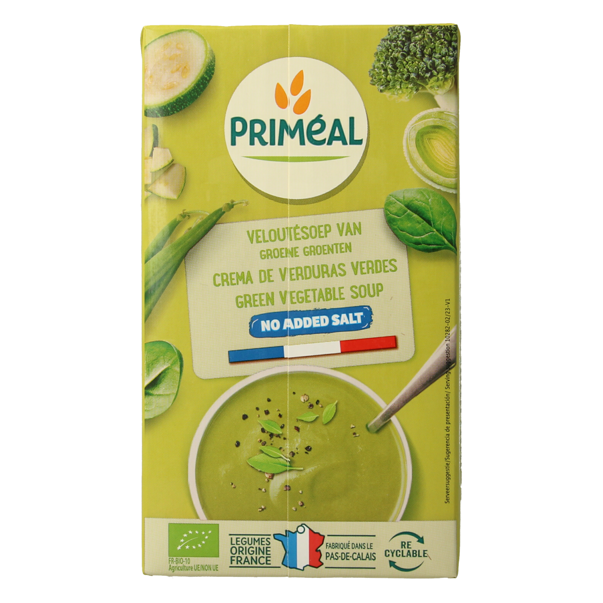 Primeal Groene groentesoep bio 1.00 Liter