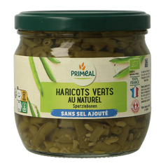 Primeal Haricot verts zonder toegevoegd zout bio 330.00 Gram